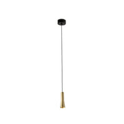 Lámpara de techo colgante Faro Nina LED oro satinado 2700K 22025