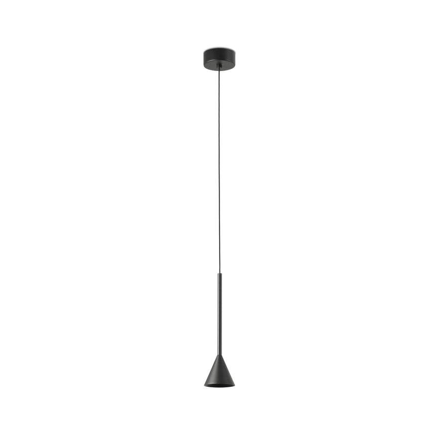 Lámpara de techo colgante Faro Anna LED negro 2700K 22032