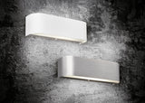 Aplique de pared Trio Adriano LED brushed aluminium 3000K regulable 220810205
