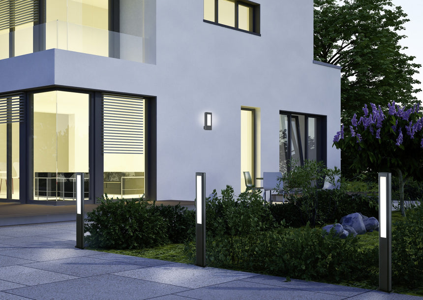 Aplique de exterior Trio Rhine LED antracita 3000K IP54 221660242