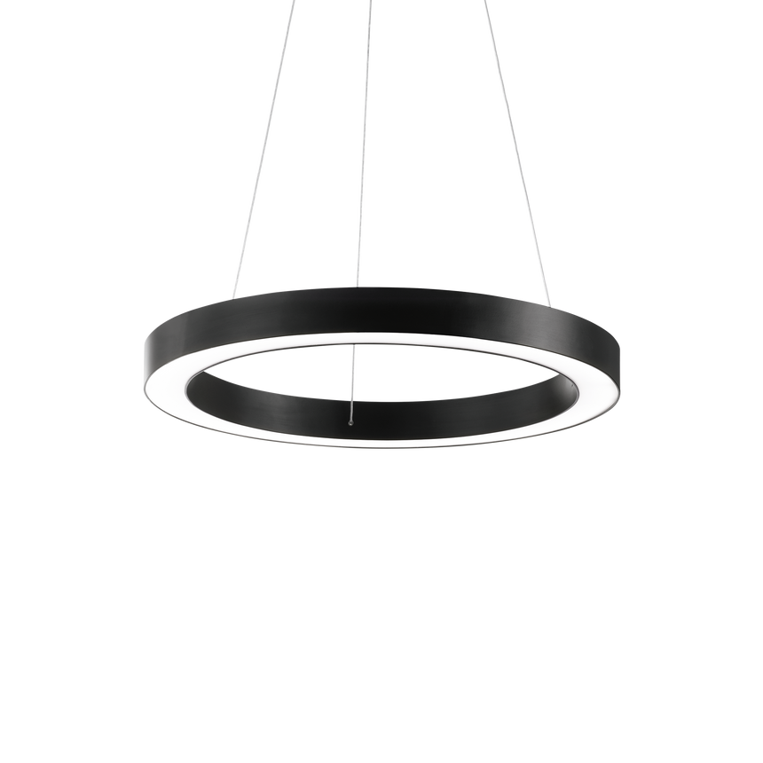 Lámpara colgante Ideal Lux Oracle negro LED 28W Ø50cm 222097