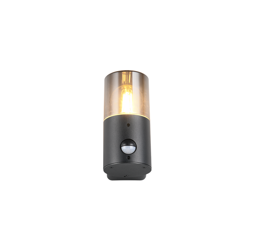 Aplique de exterior Trio Hoosic LED negro mate 2700K IP44 222260132