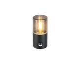Aplique de exterior Trio Hoosic LED negro mate 2700K IP44 222260132