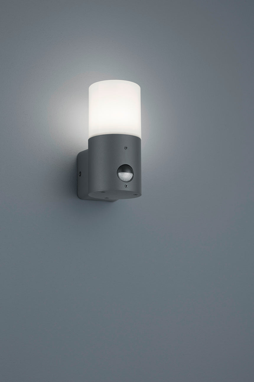 Trio Hoosic Anthracite Aluminum Exterior Wall Light 222260142