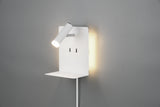 Aplique de pared Trio Element LED blanco mate 3000K regulable 222570231