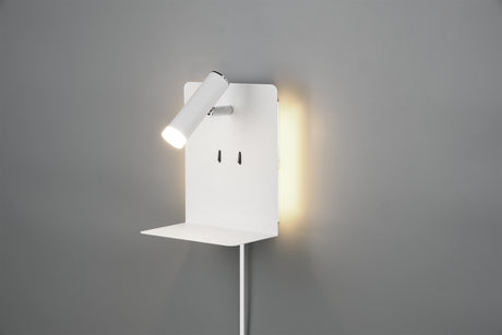 Aplique de pared Trio Element LED blanco mate 3000K regulable 222570231
