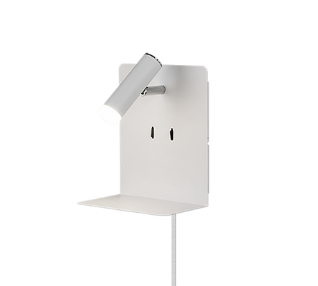 Aplique de pared Trio Element LED blanco mate 3000K regulable 222570231