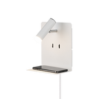 Aplique de pared Trio Element LED blanco mate 3000K regulable 222570231
