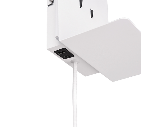 Aplique de pared Trio Element LED blanco mate 3000K regulable 222570231