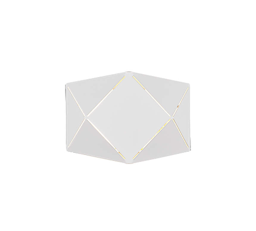 Aplique de pared Trio Zandor LED blanco mate 3000K 2