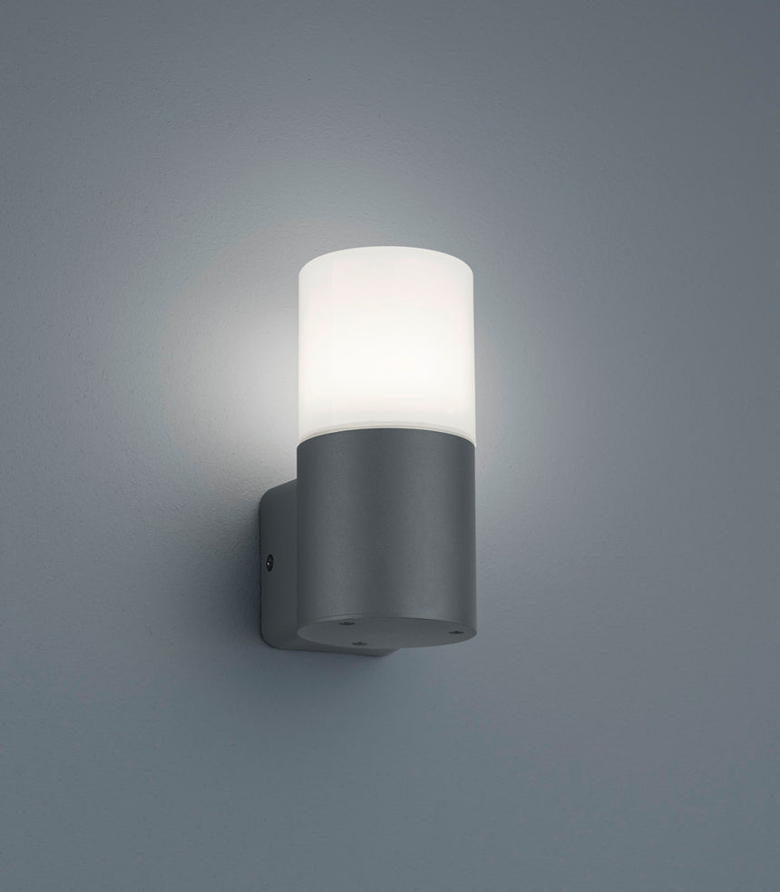 Aplique de exterior Trio Hoosic antracita IP44 2