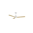 Ventilador de techo con luz Sulion Anne LED blanco y madera motor DC CCT regulable 2245287