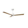 Ventilador de techo con luz Sulion Anne LED blanco y madera motor DC CCT regulable 2245294