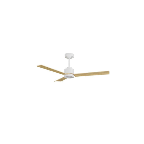 Ventilador de techo con luz Sulion Anne LED blanco y madera motor DC CCT regulable 2245300