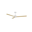 Ventilador de techo con luz Sulion Anne LED blanco y madera motor DC CCT regulable 2245423