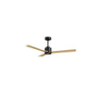 Ventilador de techo con luz Sulion Anne LED negro y madera motor DC CCT regulable 2245706
