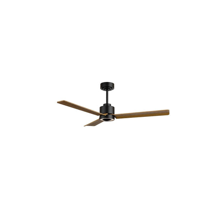 Ventilador de techo con luz Sulion Anne LED negro y madera motor DC CCT regulable 2245713