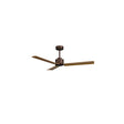 Ventilador de techo Sulion Anne marrón óxido y madera motor DC con mando temporizador 2245911