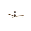 Ventilador de techo con luz Sulion Anne 220cm LED marrón óxido y madera motor DC CCT 2247243