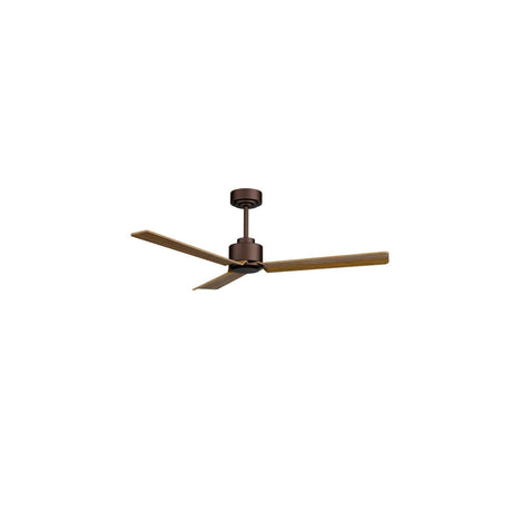 Ventilador de techo con luz Sulion Anne 220cm LED marrón óxido y madera motor DC CCT 2247243