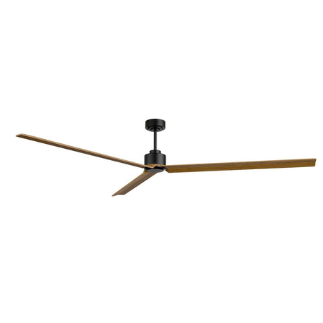 Ventilador de techo Sulion Anne negro y madera motor DC con mando temporizador Ø220cm 2246918