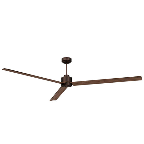 Ventilador de techo con luz Sulion Anne LED marrón óxido y madera motor DC CCT 2247274