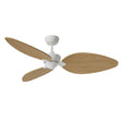 Ventilador de techo con luz Sulion Alma LED blanco y madera motor DC CCT regulable 2247793