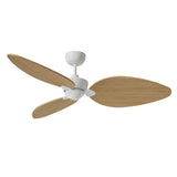 Ventilador de techo con luz Sulion Alma LED blanco y madera motor DC CCT regulable 2247793