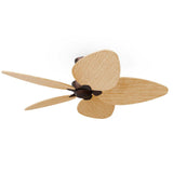 Ventilador de techo Sulion Alma marrón óxido y madera motor DC con mando temporizador 2248066
