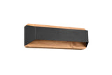 Trio Arino Aplique de pared LED de metal estera negra 224819132