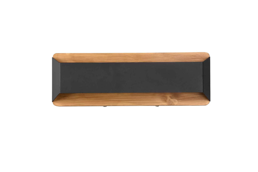 Trio Arino Aplique de pared LED de metal estera negra 224819132
