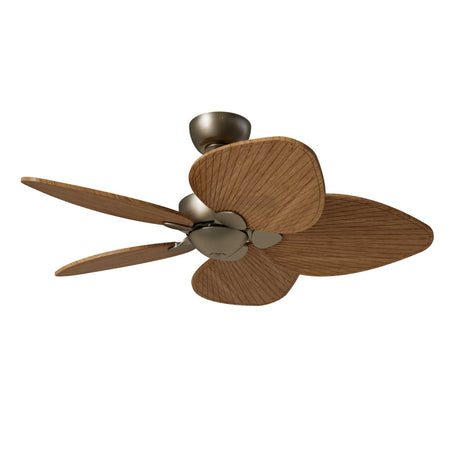Ventilador de techo con luz Sulion Alma LED bronce y madera motor DC CCT regulable 2248370
