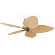 Ventilador de techo Sulion Alma bronce y madera motor DC con mando temporizador Ø132cm 2248424