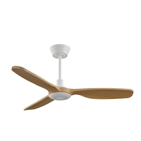 Ventilador de techo con luz Sulion Balcony Neo LED blanco y madera motor DC CCT 2248653
