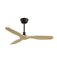 Ventilador de techo Sulion Balcony Neo marrón óxido y madera motor DC 2248936