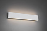 Trio Concha Aplique de pared LED de metal estera blanca 225174731