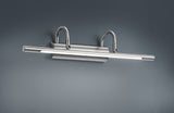 Trio Cuadro Matt Nickel Metal LED Wall Light 225210107