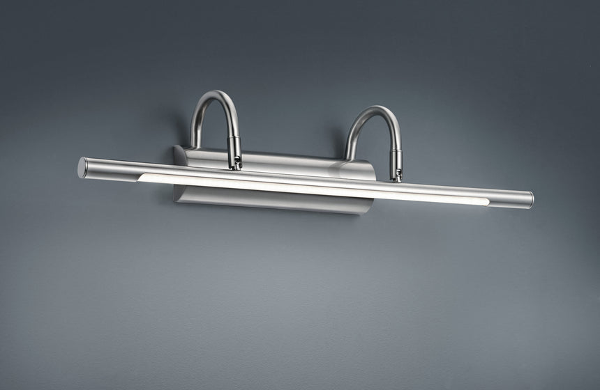 Trio Cuadro Matt Nickel Metal LED Wall Light 225210107