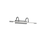 Trio Cuadro Matt Nickel Metal LED Wall Light 225210107