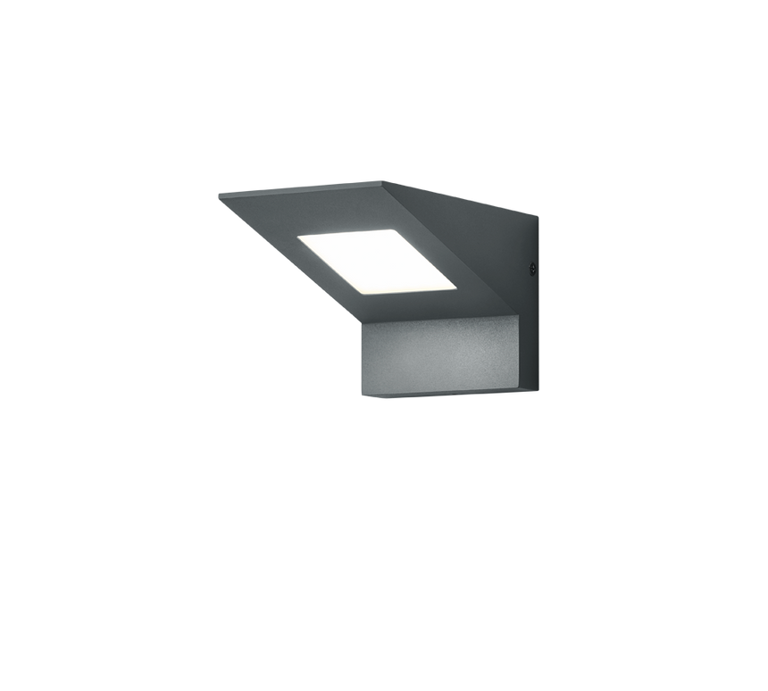 Trio Nelson Anthracite Aluminum LED Outdoor Wall Light 225360142