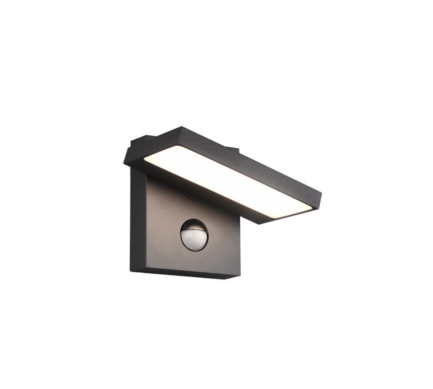 Trio Horton Anthracite Aluminum LED Outdoor Wall Light 226369142