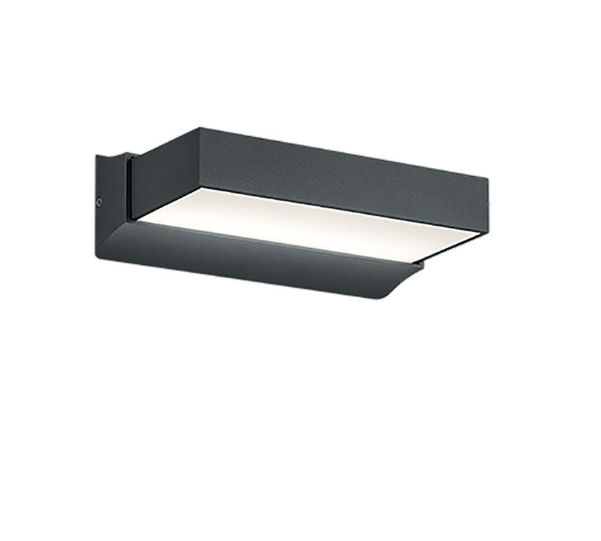 Trio When Anthracite Aluminum LED Outdoor Wall Light 226660242