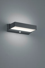 Aplique de exterior Trio Cuando LED antracita 3000K regulable IP54 226669242