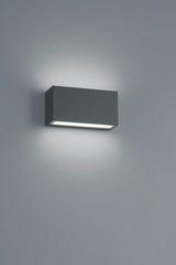 Aplique de exterior Trio Trent LED antracita 3000K regulable IP65 226960242