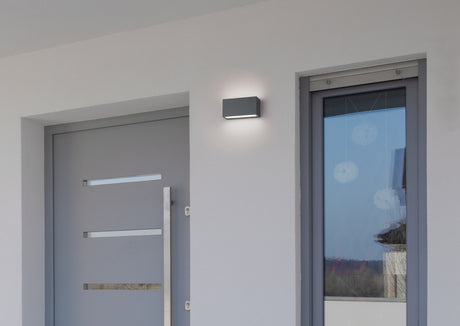 Aplique de exterior Trio Trent LED antracita 3000K regulable IP65 226960242