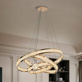 Schuller Lorian Lámpara de techo colgante grande 3 aros oro 227292