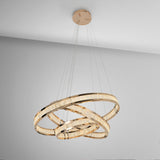 Schuller Lorian Lámpara de techo colgante grande 3 aros oro 227292