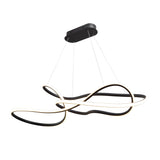 Lámpara de techo colgante Schuller Evania negro acero CCT con mando ambiente