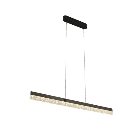 Lámpara de techo colgante Schuller Ixias gris y negro acero CCT con mando ambiente