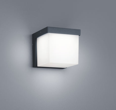 Aplique de exterior Trio Yangtze LED antracita 3000K regulable IP54 228260142